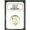 Image 1 : 1936 50C Elgin MS66 NGC. This richly frosted Gem is smooth with minimal golden tinged iridescence. P