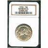 Image 1 : 1935 50C Hudson MS64 NGC. Lightly toned over each side with only a few tiny abrasions that account f