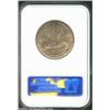 Image 2 : 1924 50C Huguenot MS65 NGC. A well-preserved Gem with consistent salmon pink and grey toning on both