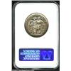 Image 2 : 1921 50C Missouri MS64 NGC. Deep olive-gray patina overlays most of each side, with a few untoned ar