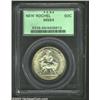 Image 1 : 1938 50C New Rochelle MS64 PCGS. A few swirls of russet patina are noted at the denticles, but the o