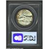 Image 2 : 1933-D 50C Oregon MS66 PCGS. Rich, mottled, crimson-russet border accents frame sharp, silver tinged
