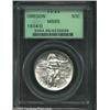 Image 1 : 1934-D 50C Oregon MS65 PCGS. A brilliant example of this somewhat scarcer Oregon Trail issue. The so