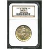 Image 1 : 1937-D 50C Oregon MS67 NGC. Moderate olive-gold patina blankets both sides in a smooth, even fashion