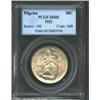 Image 1 : 1921 50C Pilgrim MS65 PCGS. Much scarcer than its 1920 counterpart, this is a highly lustrous exampl