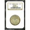 Image 1 : 1935 50C Spanish Trail MS67 NGC. Flickers of orange-russet rim color frame otherwise evenly toned, c