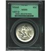 Image 1 : 1937-D 50C Texas MS65 PCGS. A lustrous, sharply struck, and lovingly preserved Gem with wisps of gol
