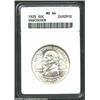 Image 1 : 1925 50C Vancouver MS64 ANACS. This essentially untoned, lustrous example is a few wispy abrasions a