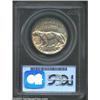 Image 2 : 1927 50C Vermont MS66 PCGS. Moderate green-golden toning covers both sides, with strong yellowish un
