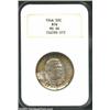 Image 1 : 1946 50C Booker T. Washington MS66 NGC. Typically struck, with slight softness in the date, and some