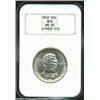 Image 1 : 1949 50C Booker T. Washington MS65 NGC. Brilliant throughout with shimmering semi-prooflike fields..