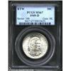 Image 1 : 1949-D 50C Booker T. Washington MS67 PCGS. The silver-white surfaces are awash in shimmering mint fr