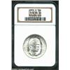 Image 1 : 1950-S 50C Booker T. Washington MS66 NGC. Brilliant throughout with bright, flashy mint frost. Impor