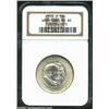 Image 1 : 1952-S 50C Washington-Carver MS66 NGC. Lightly toned over each side with three prominent spots of da