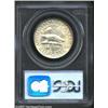 Image 2 : 1936 50C Wisconsin MS67 PCGS. A lovely coating of olive and pastel orange patina resides over each s