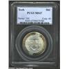 Image 1 : 1936 50C York MS67 PCGS. The obverse is tab toned in olive, orange, and lavender hues. On the other.