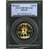 Image 1 : 1984-W G$10 Olympic Gold Ten Dollar PR70 Deep Cameo PCGS. This modern Commemorative was designed by.