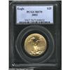 Image 1 : 2003 Half-Ounce Gold Eagle MS70 PCGS. This matte-like representative is both fully struck and devoid