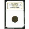 Image 1 : 1902 1C Cent--15% Off Center--MS64 Brown NGC. Snow-2. Struck off center at 3 o'clock, but all legend