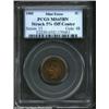 Image 1 : 1905 1C Cent--Struck 5% Off Center--MS65 Brown PCGS. Struck off center at 6 o'clock, although all le