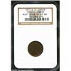 Image 1 : 1917-S 1C Cent--Struck 10% Off Center--MS62 Brown NGC. The left part of each side shows a significan