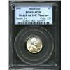 Image 1 : 1955 1C Cent--Struck on 10C Planchet--AU58 PCGS. The borders have softness of strike that is typical