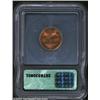 Image 2 : 1967 1C Cent--Struck Through Late State Reverse Brockage--MS60 Red and Brown ICG. The obverse was pr