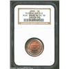 Image 1 : 2000 1C Cent--Reverse Die Cap--MS65 Red and Brown NGC. The blurred and oversized visage of Lincoln i