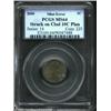 Image 1 : 2000 1C Cent--Struck on Clad 10C Planchet--MS64 PCGS. Struck a few degrees off center at 3 o'clock,.