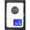 Image 1 : 2000-P 25C New Hampshire Statehood Quarter--Double Struck, Rotated in Collar--MS64 NGC. The second i