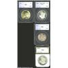 Image 1 : A Silver Dollar grouping that includes: 1880-S S$1 MS65 Deep Mirror Prooflike SEGS (MS64), Deep Mirr