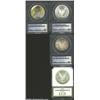 Image 2 : A Silver Dollar grouping that includes: 1880-S S$1 MS65 Deep Mirror Prooflike SEGS (MS64), Deep Mirr