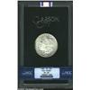 Image 1 : 1881-CC S$1 MS65 NGC. The borders offer hints of gold and rose-violet colors. A well struck Gem with