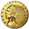 Image 1 : $5 Indian Gold Half Eagle (1908-1929). NUMISMATIC GOLD COIN