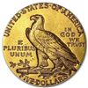 Image 2 : $5 Indian Gold Half Eagle (1908-1929). NUMISMATIC GOLD COIN