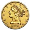 Image 1 : $5 Liberty Gold Half Eagle 1839 - 1908