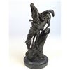 Image 1 : Frederic Remington "The Mountain Man" 100% Pure Bronze Sculpture Signed, Limited Edition