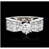 Image 1 : 14KT White Gold 2.80ctw Diamond Ring