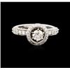 Image 1 : 14KT White Gold 1.61ctw Diamond Ring