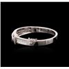 Image 2 : 18KT White Gold 6.47ctw Diamond Bangle Bracelet