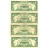 Image 2 : 1963 $5 Red Seal Bill Lot of 4