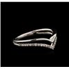 Image 2 : 0.13ctw Diamond Ring - 14KT White Gold