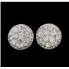 Image 1 : 2.83ctw Diamond Earrings - 14KT White Gold