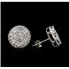 Image 2 : 2.83ctw Diamond Earrings - 14KT White Gold