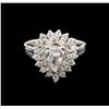 Image 1 : 1.42ctw Diamond Ring - 14KT White Gold