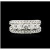 Image 1 : 14KT White Gold 1.47ctw Diamond Ring