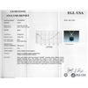 Image 4 : 14KT White Gold EGL USA Cert 12.69ctw Sapphire and Diamond Pendant With Chain
