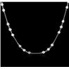 Image 2 : 14KT White Gold 2.96ctw Diamond Necklace
