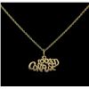 Image 2 : 14KT Yellow Gold Pendant With Chain