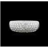 Image 1 : 18KT White Gold 1.70ctw Diamond Ring